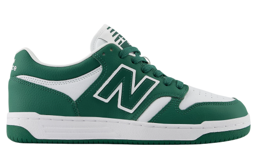 New Balance 480 Team Forest Green / White