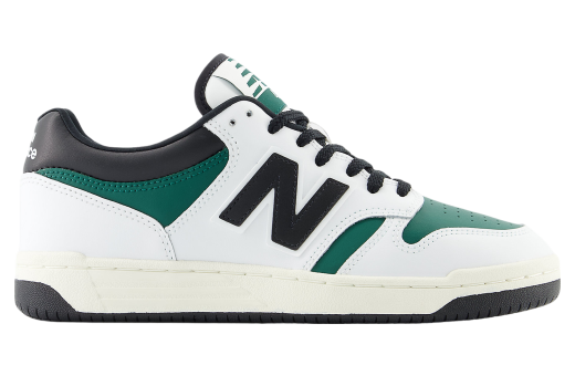 New Balance 480 White / Marsh Green