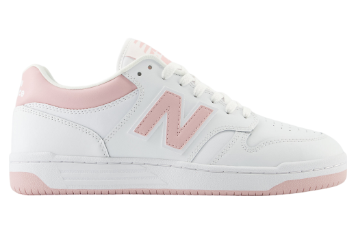 New Balance 480 White / Orb Pink