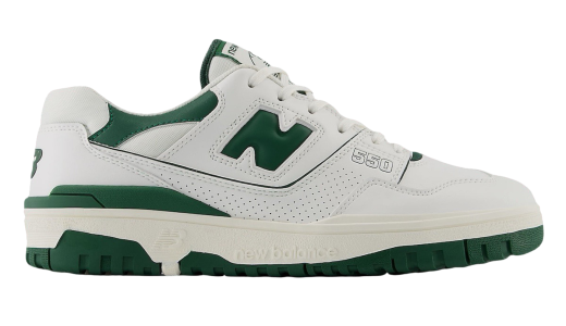 New Balance 550 Golf White Green