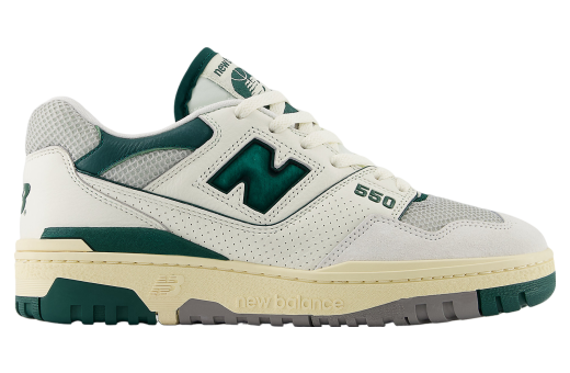 New Balance 550 Sea Salt Marsh Green