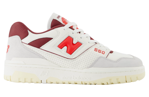 New Balance 550 Sea Salt / True Red