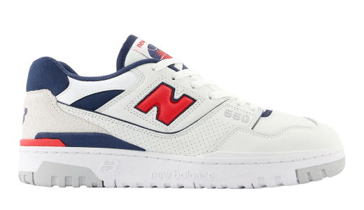 New Balance 550 White Red Navy