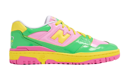 New Balance 550 Y2K Patent Leather Pink Green