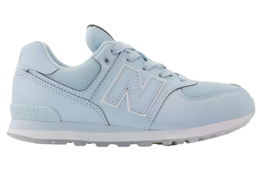 New Balance 574 GS Frosted Glass / Silver Metalic