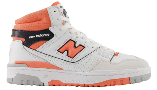 New Balance 650 White Orange