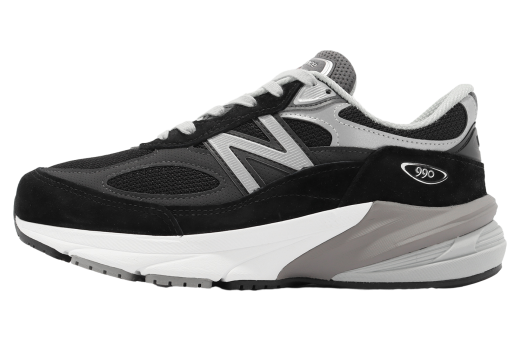 BUY New Balance 990 V6 2E Wide Black / Metallic Silver