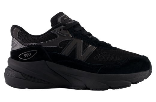 New Balance 990v6 GS Black / Black Metallic