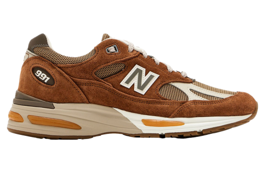 New Balance 991v2 Caramel Cafe / Dijon