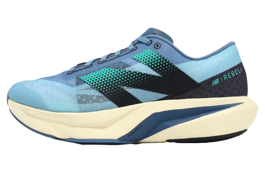 New Balance FuelCell Rebel V4 2E Wide Heron Blue / Chrome Blue