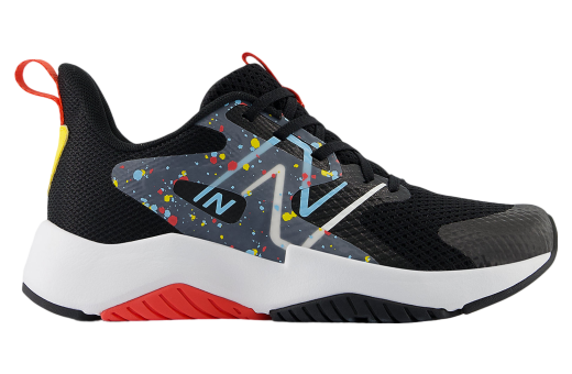 New Balance Rave Run v2 GS Black / Blast Red