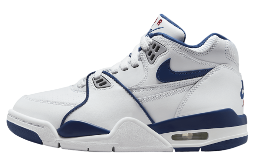 Nike Air Flight 89 GS White / Dark Royal Blue