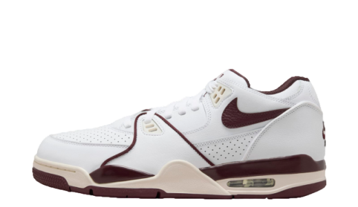 Nike Air Flight 89 Low White / Burgundy Crush