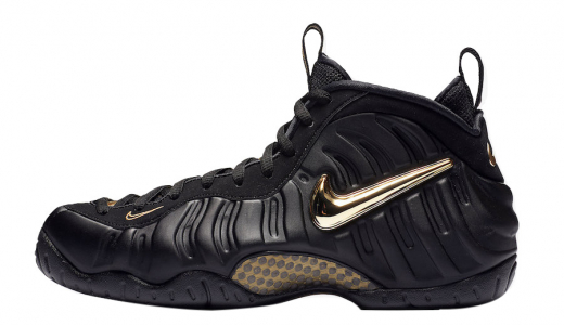 black and gold foamposite size 14