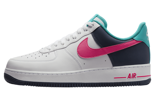 Nike Air Force 1 07 White / Thunder Blue / Racer Pink