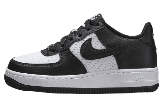 Nike Air Force 1 GS Black / White Mesh