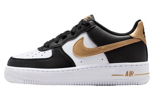 【超レア】26.5 NIKE AIRFORCE1 Luxe BLACK GOLD Nike Air Force 1 Luxe Men's Shoes. Nike ID