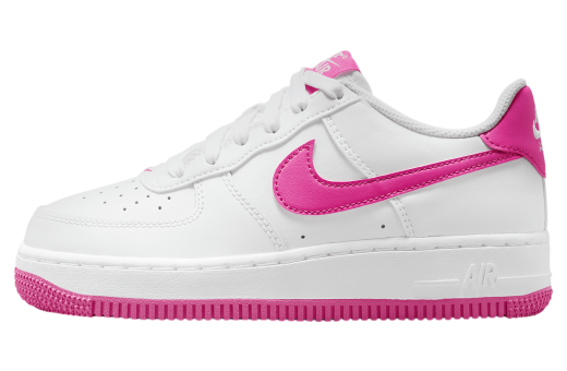 Nike Air Force 1 GS White / Laser Fuchsia