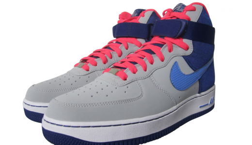 BUY Nike Air Force 1 High - Wolf Grey / Distance Blue - Deep Royal Blue