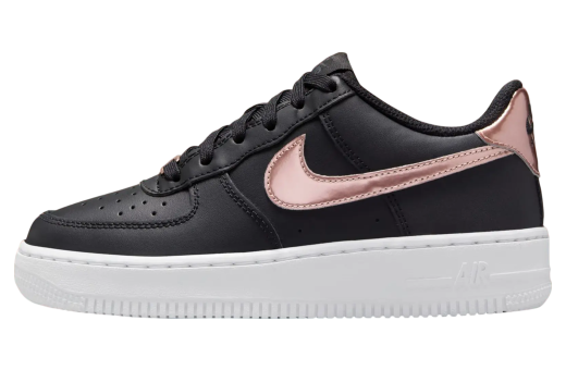 Nike Air Force 1 Low Black / Metallic Rose Gold