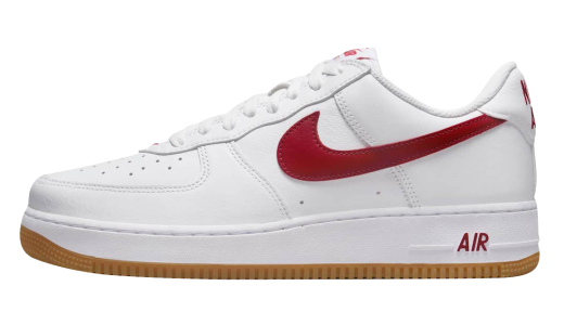 The Nike Court Legacy Releases In White and University Red •