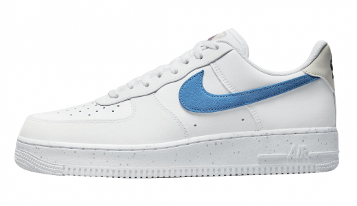 Nike Air Force 1 07 Low LV8 Worldwide White Blue, CK6924-100