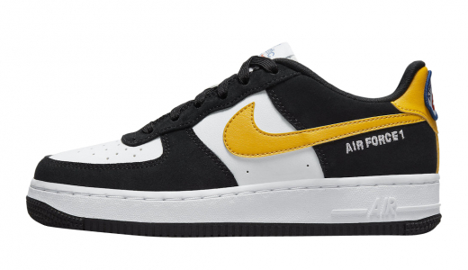  Nike Mens Air Force 1 Low DH7440 001 Hoops Black University  Gold - Size 9.5