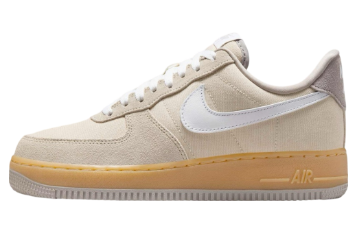 Nike Air Force 1 Low Suede Canvas Khaki