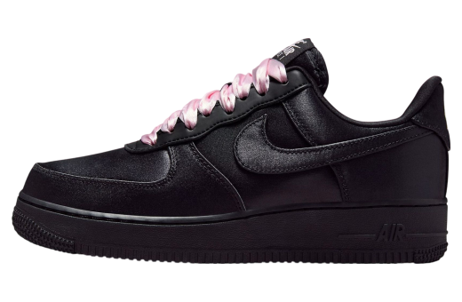 Nike Air Force 1 Low Triple Black Satin