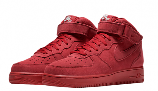 Gym Red All Over This Nike Air Force 1 Mid • KicksOnFire.com