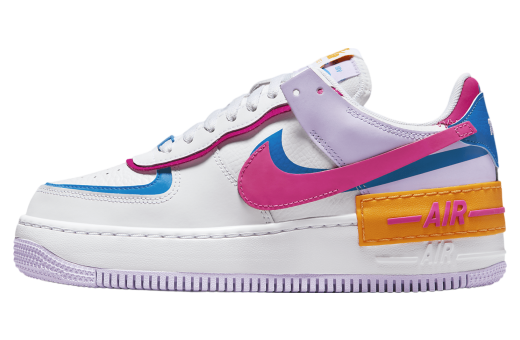 Nike Air Force 1 Shadow WMNS White Photo Blue Alchemy Pink May 2024 HF5064 100 KicksOnFire