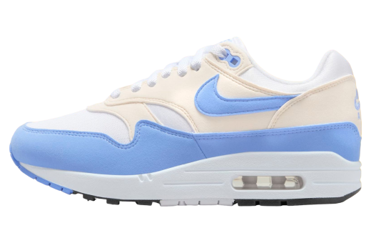 Nike Air Max 1 White / Royal Pulse