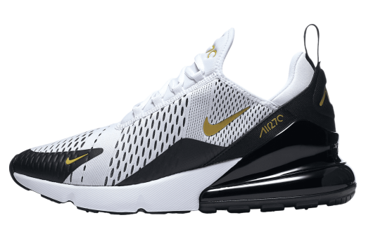 Nike Air Max 270 White / Black / Metallic Gold