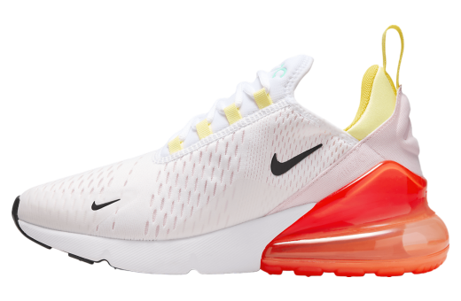 Nike Air Max 270 WMNS White Bright Crimson Feb 2024 FZ3624 100 KicksOnFire