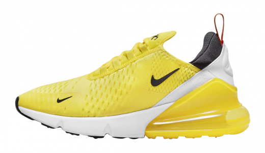 A First Look At The Nike Air Max 270 Flyknit Blue Yellow •