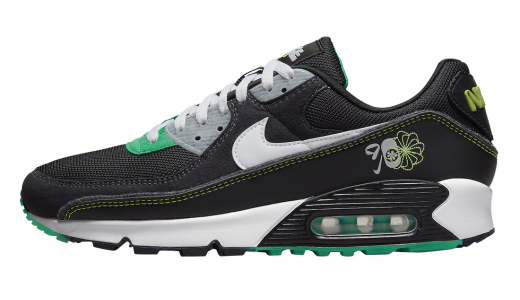 Nike Undefeated x Nike Air Max 90 'White Green Spark' (SNKR/Unisex/Low Top) CJ7197-104 US 10