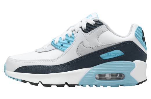 Nike Air Max 90 GS White / Baltic Blue