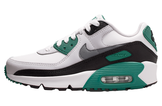 Nike Air Max 90 Ltr GS Evergreen Aura / Summit White - Jun
