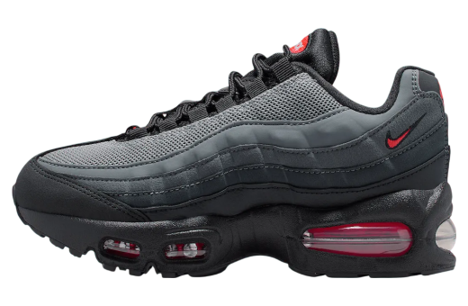 Nike Air Max 95 Big Bubble Black / Bright Crimson