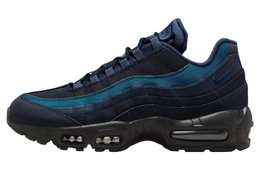 Navy blue air max 95 best sale