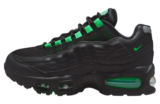 Nike Air Max 95 OG GS Black / Green Shock
