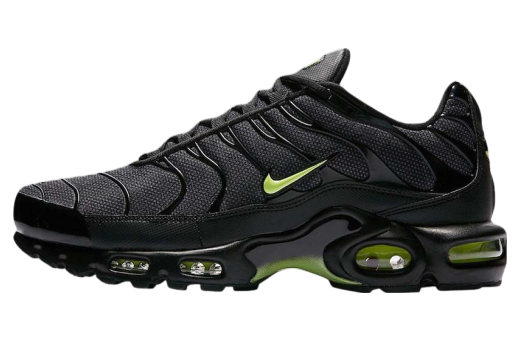NIKE★AIR MAX PLUS★LT SMOKE GREY/GREEN GLOW/BLACK Nike Air Max Plus Green Glow Men's - CT1619-001 - US
