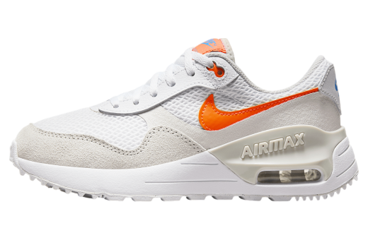 Nike Air Max SYSTM GS White / Total Orange