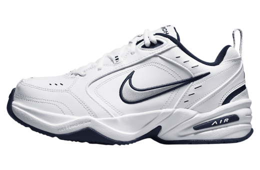 Nike Air Monarch 4 White / Midnight Navy (Extra Wide)