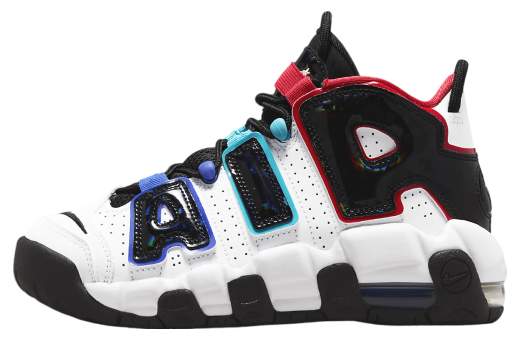 Nike Air More Uptempo CL GS White / University Red / Game Royal