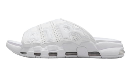 Nike Air More Uptempo Slide Triple White