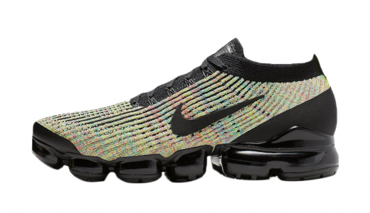 Vapormax noir outlet multicolor