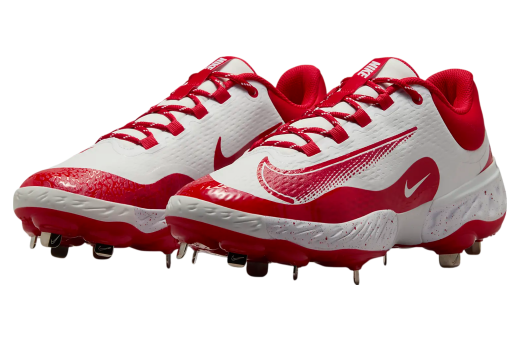 Nike Alpha Huarache Elite 4 Low White / University Red 2024