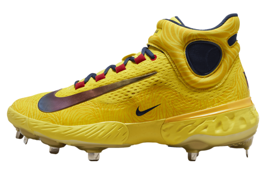 Nike Alpha Huarache Elite 4 Mid Ronald Acuña Jr. Opti Yellow / University Gold