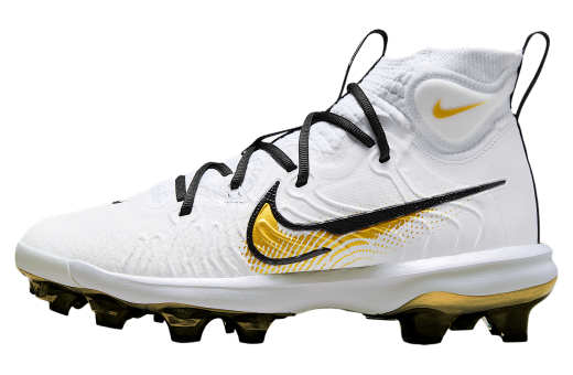 Nike Alpha Huarache Nxt Mcs White / Black / Metallic Gold